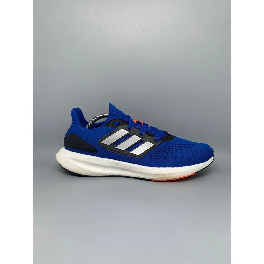 Adidas Pureboost 22 Blue Orange Running Shoes HQ1453 Men's‎ Sz 11
